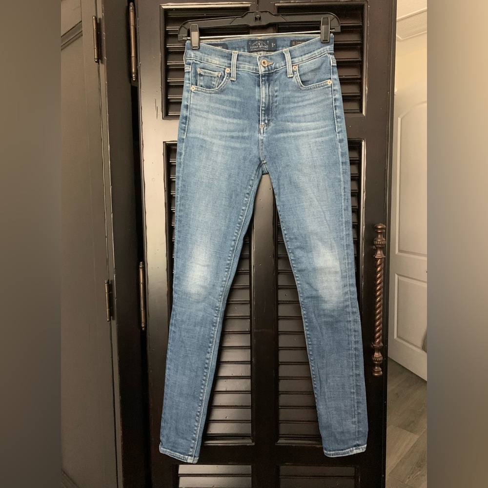 Light Blue Denim Skinny Jeans